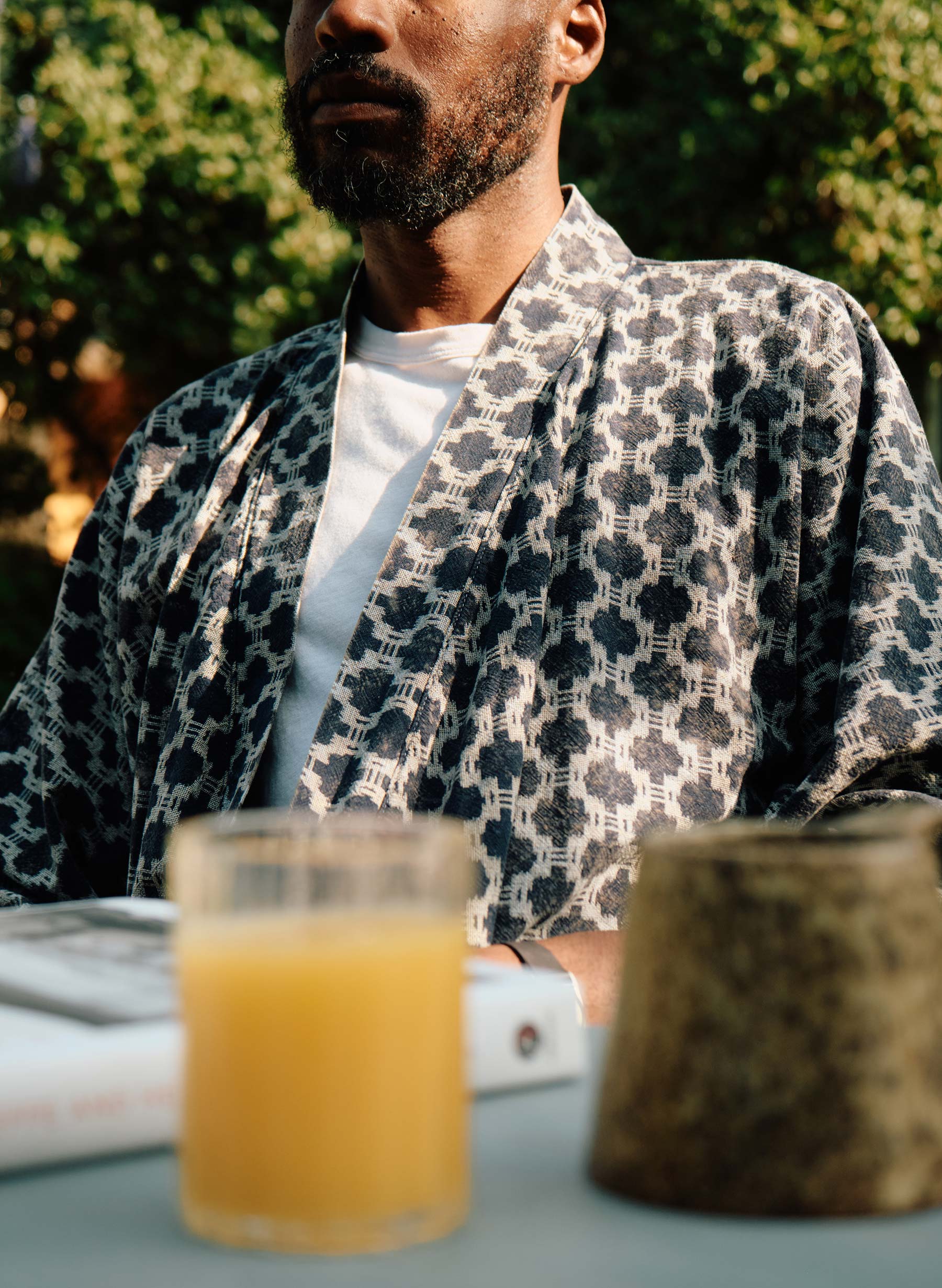 the ojai robe in indigo kiji - Image 6