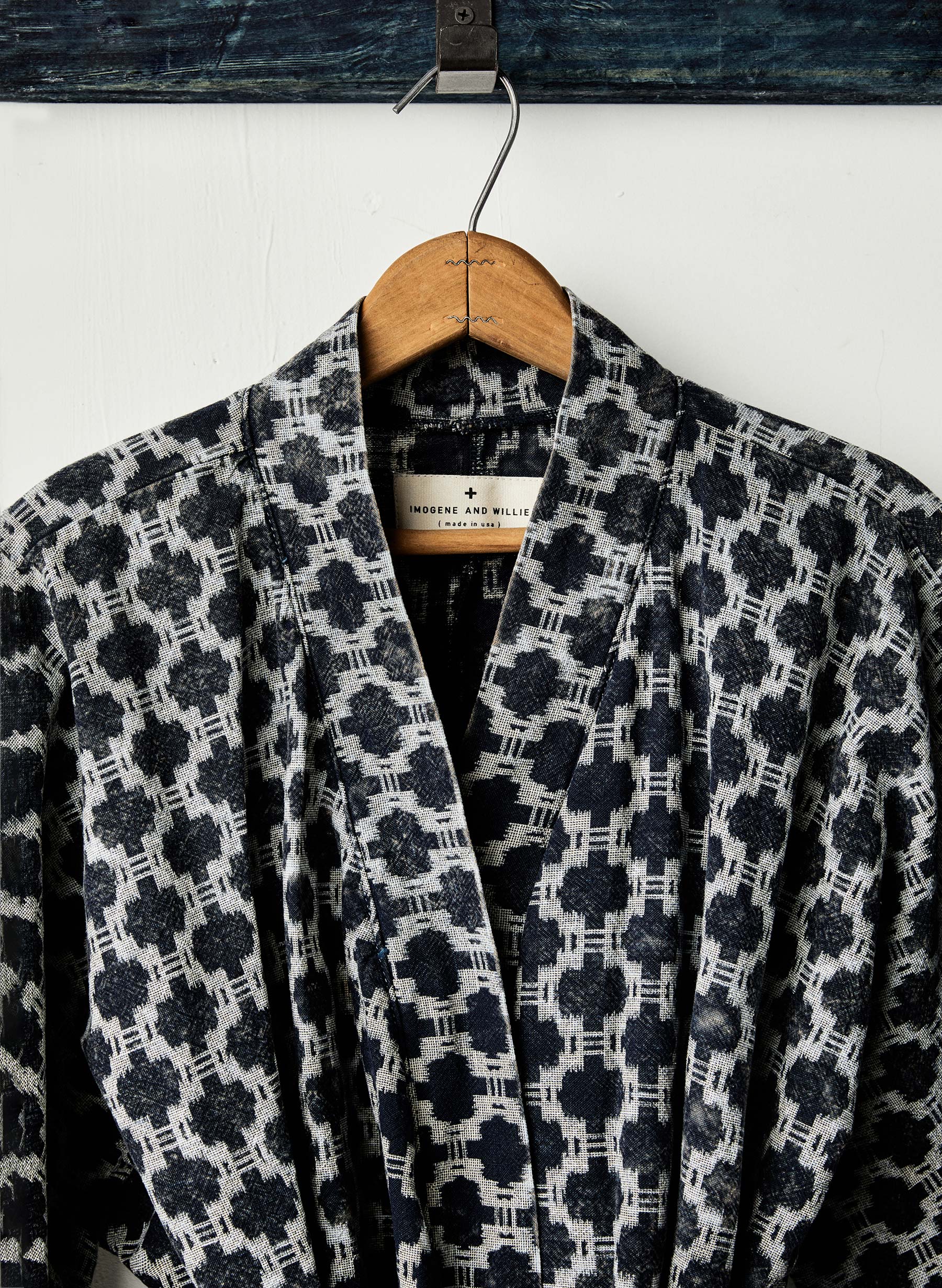 the ojai robe in indigo kiji - Image 7