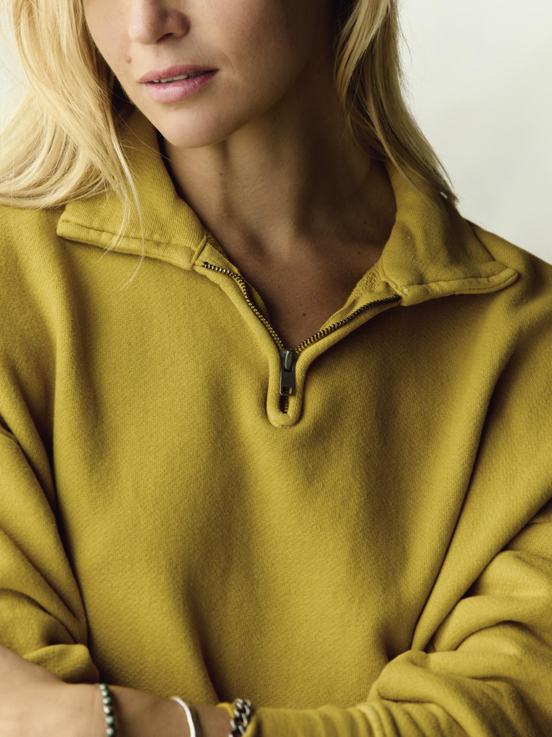 the quarter zip gold pullover - Image 4