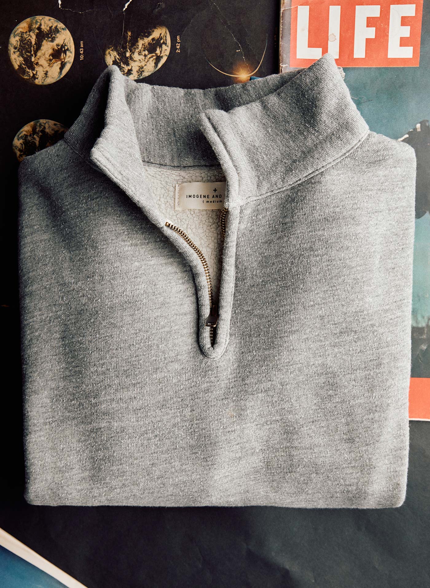 the quarter zip heather pullover - Image 8