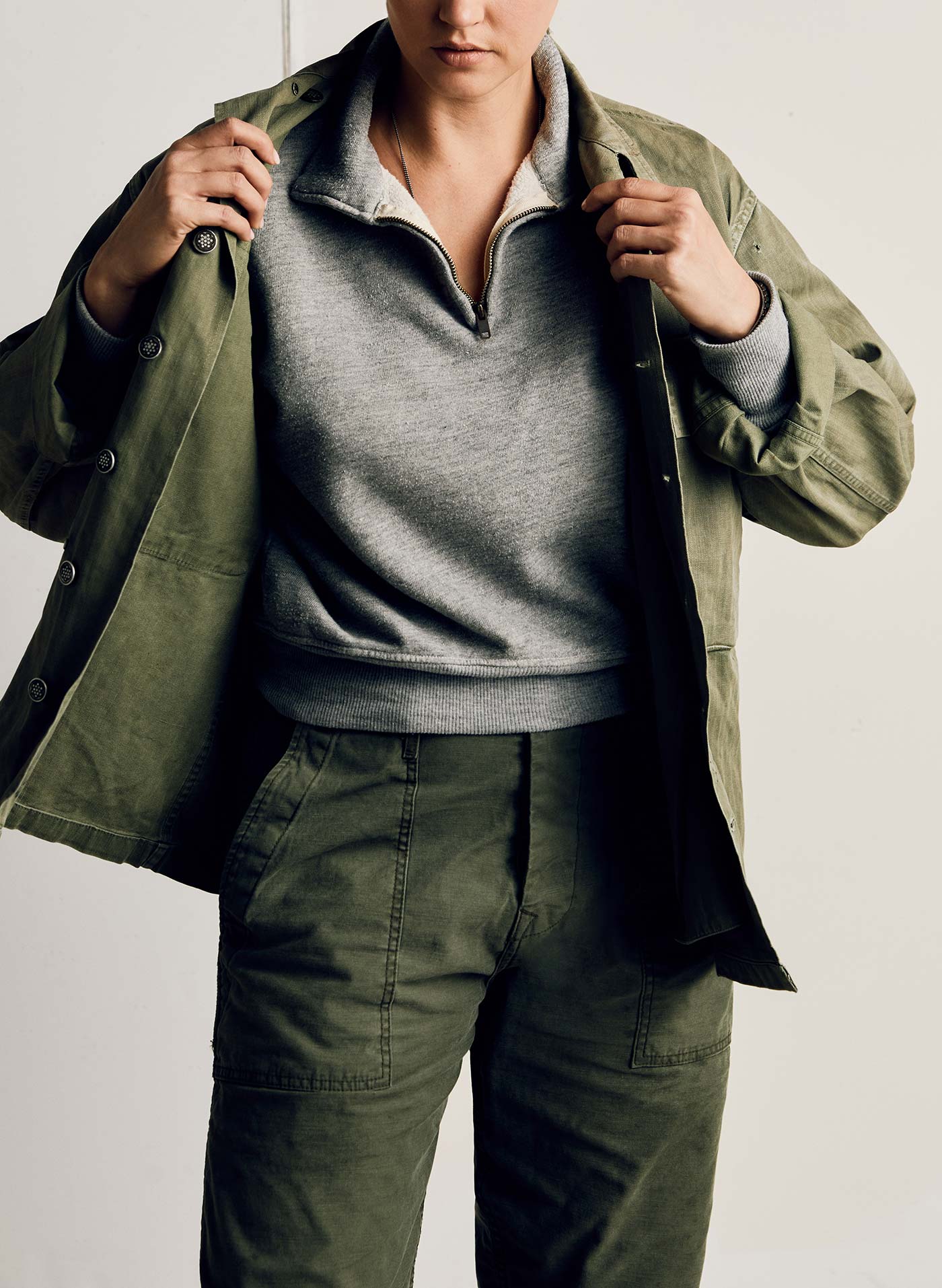 the quarter zip heather pullover - Image 9