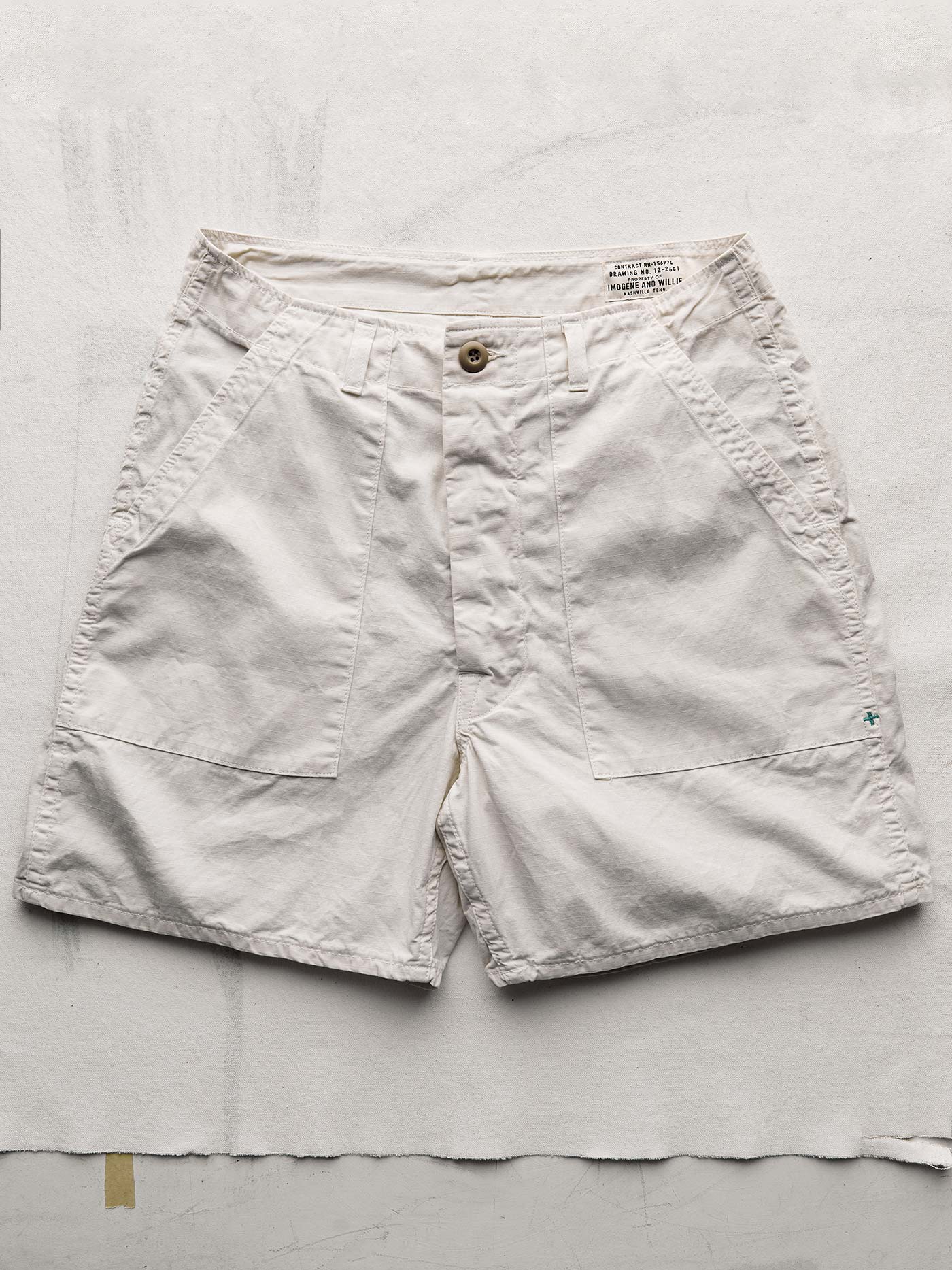 the ripstop fatigue short in stone - Image 2