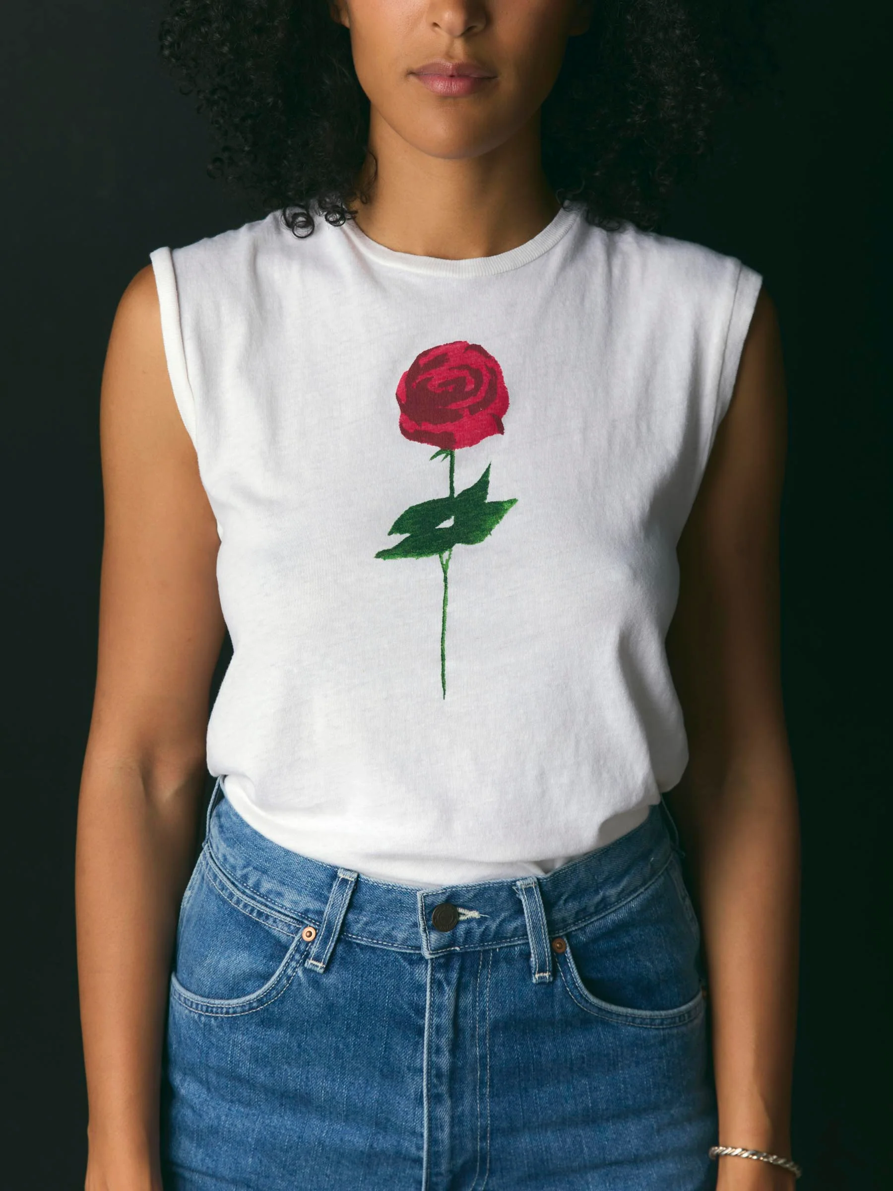 the "rose" muscle tee - Image 3