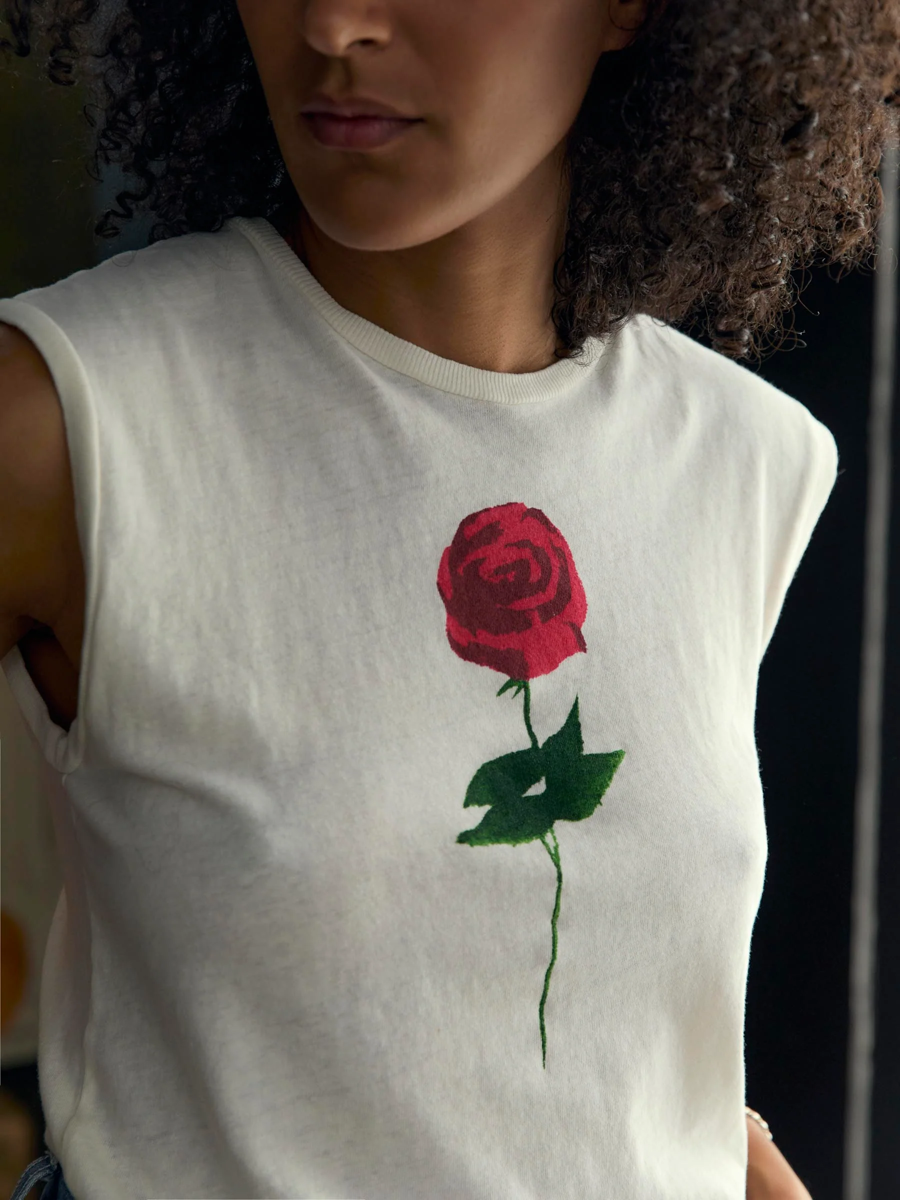 the "rose" muscle tee - Image 5