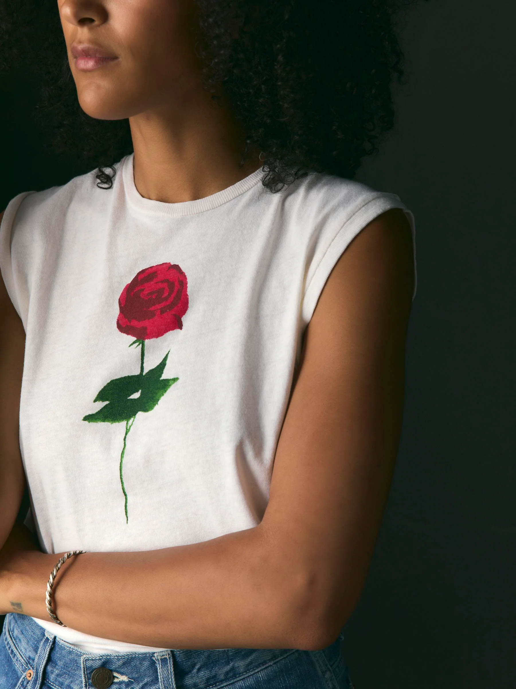 the "rose" muscle tee - Image 6