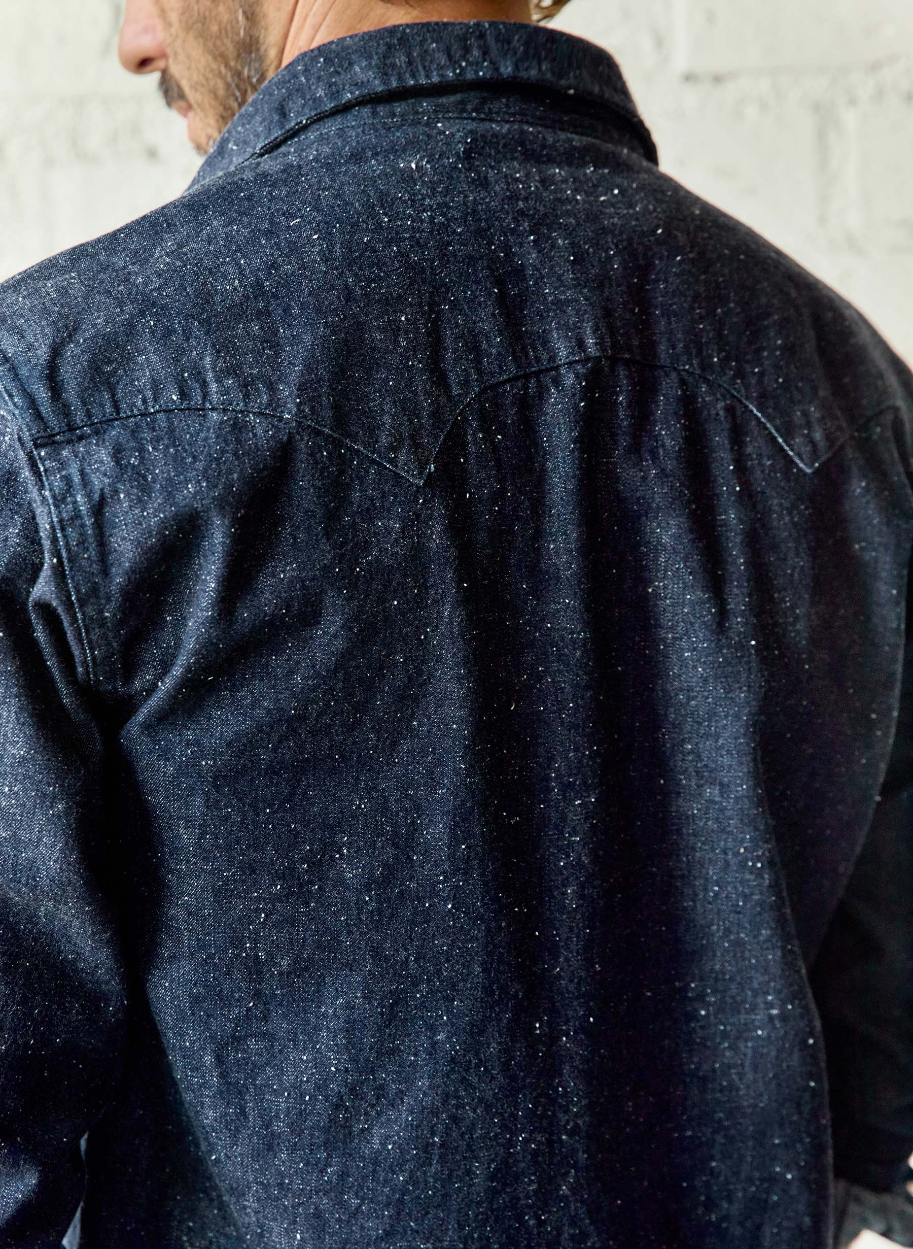 the sawtooth pearl snap in indigo nep - Image 10