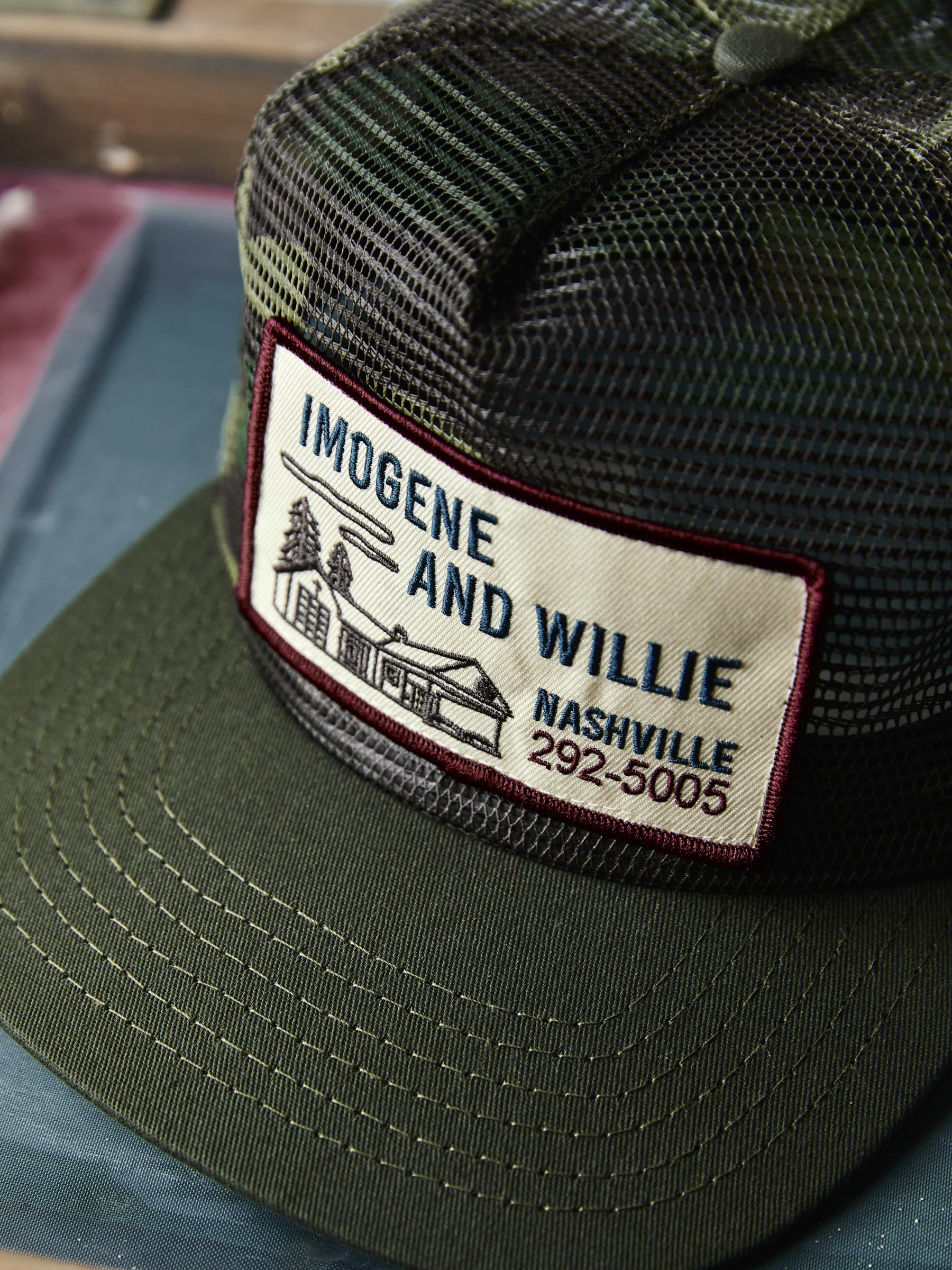the "service station" mesh trucker in camo - Image 6