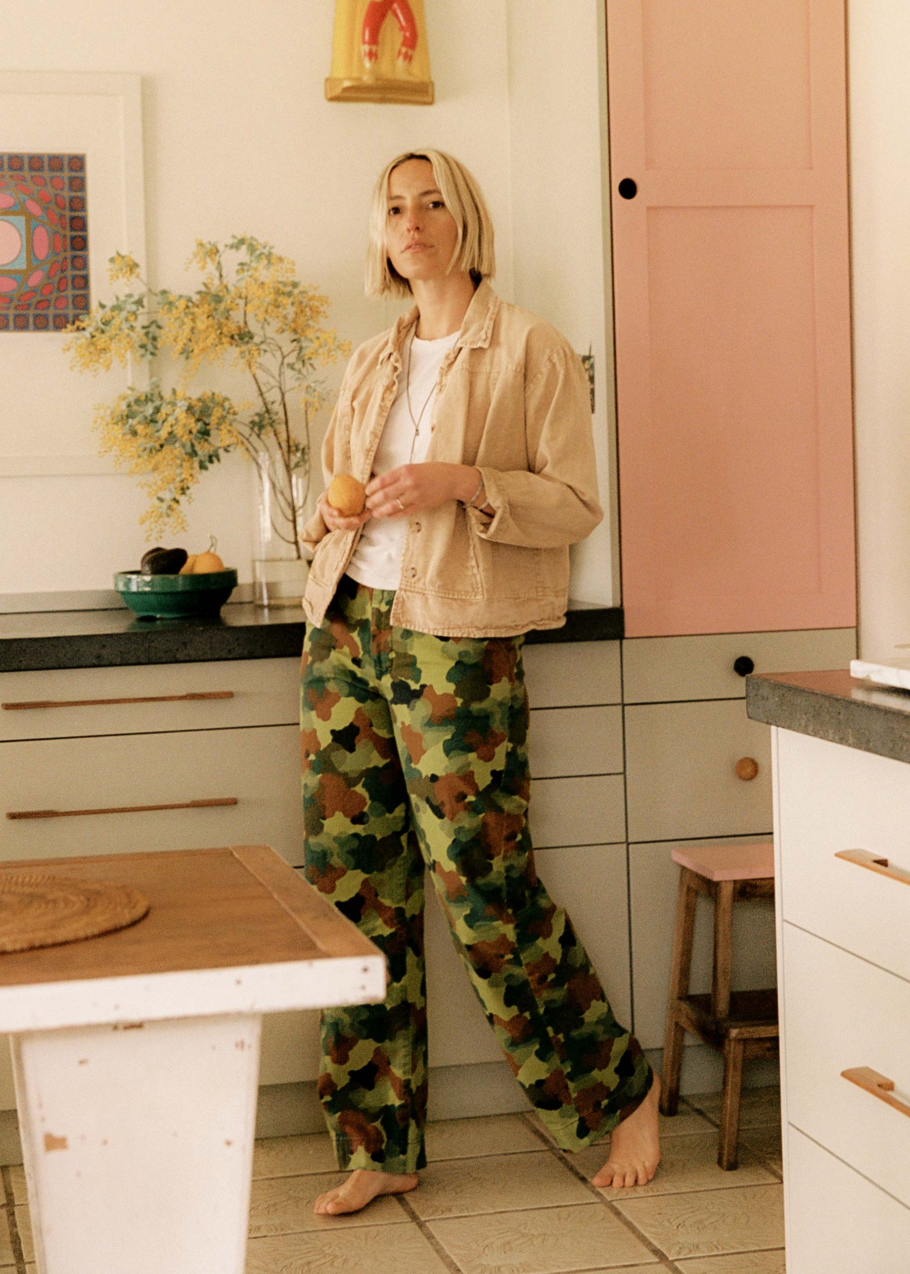 the sonora painted camo trouser - Image 11