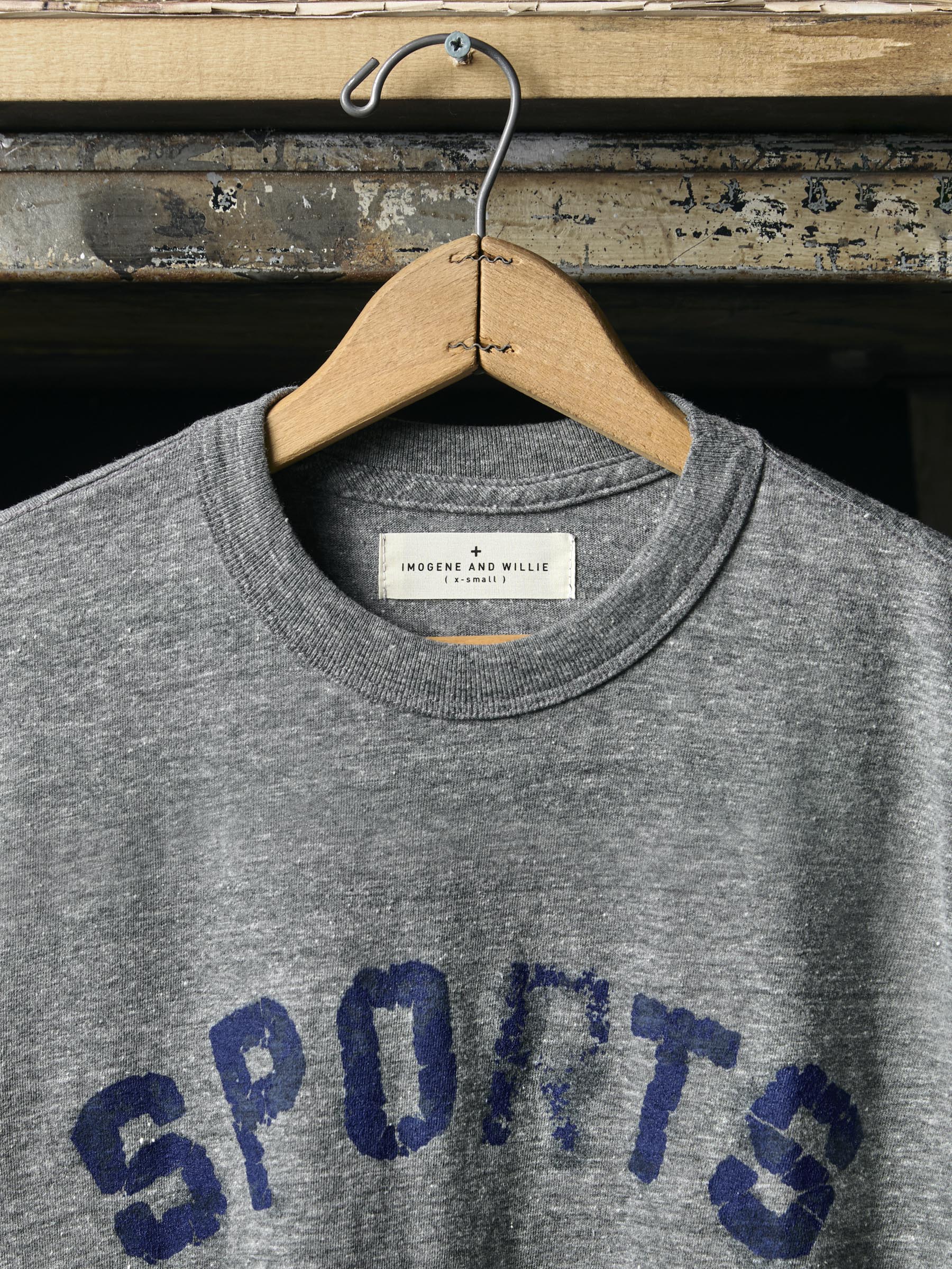 the "sports" tee in heather grey - Image 3