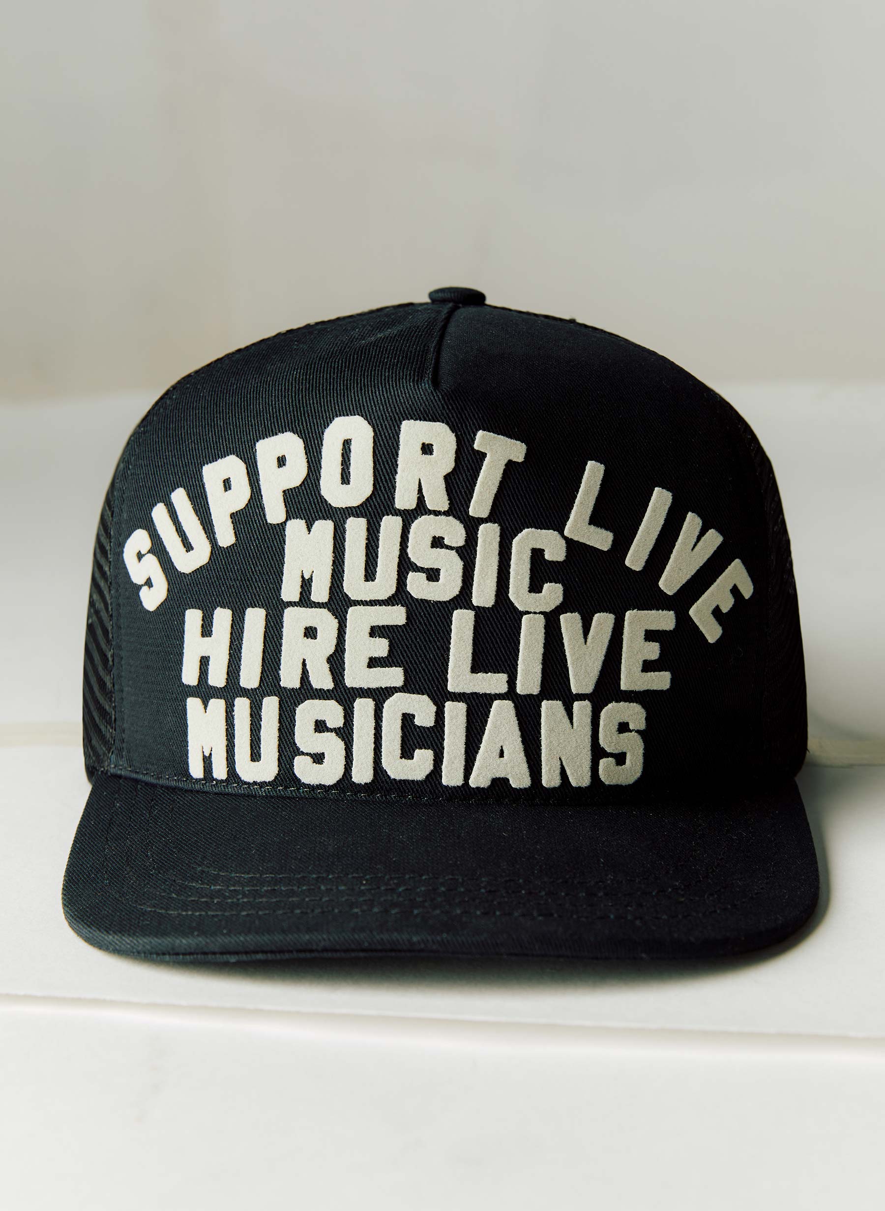 the "support live music" trucker - Image 3