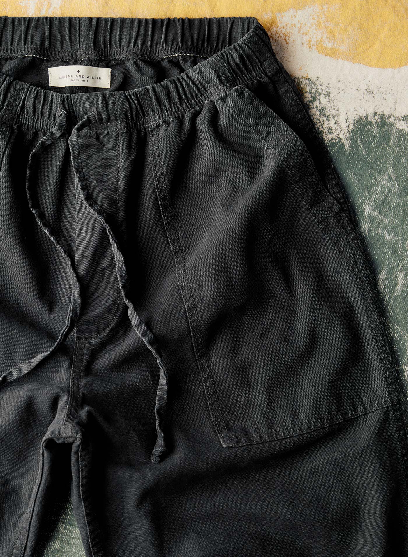 the ventura chore pant in faded black - Image 8