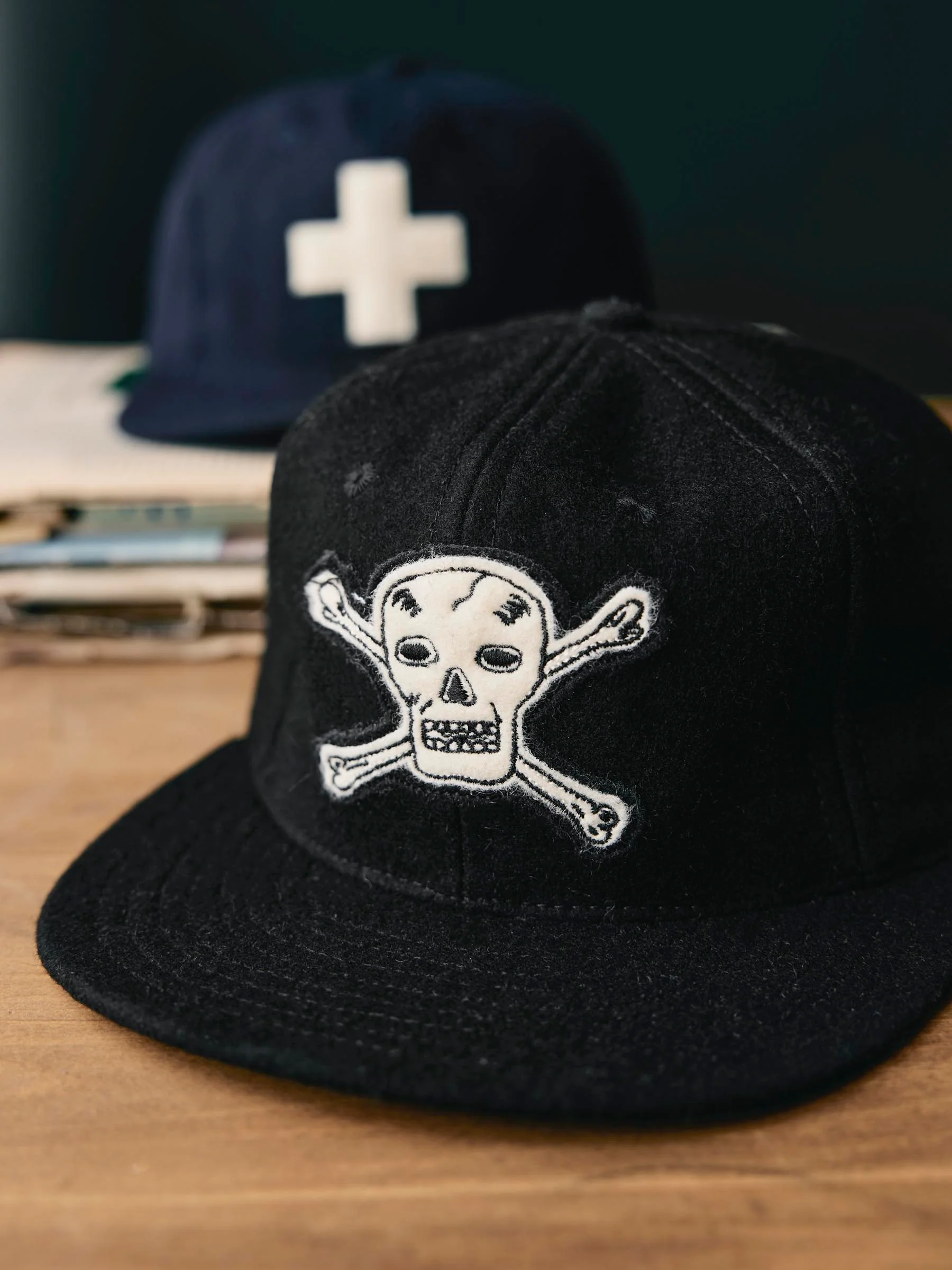 the wool "hellcats" cap in black - Image 6