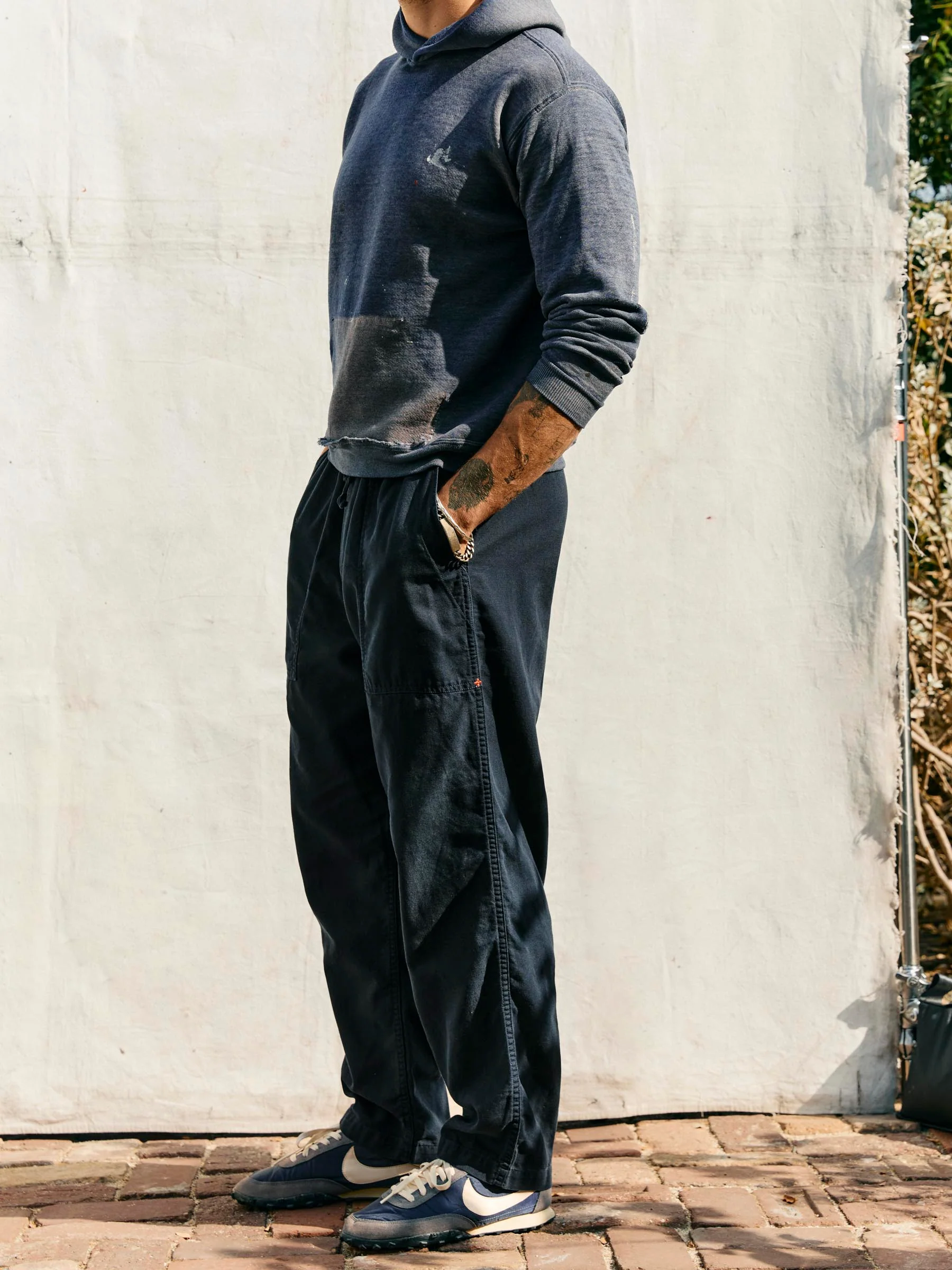 ventura chore pant in navy - Image 8