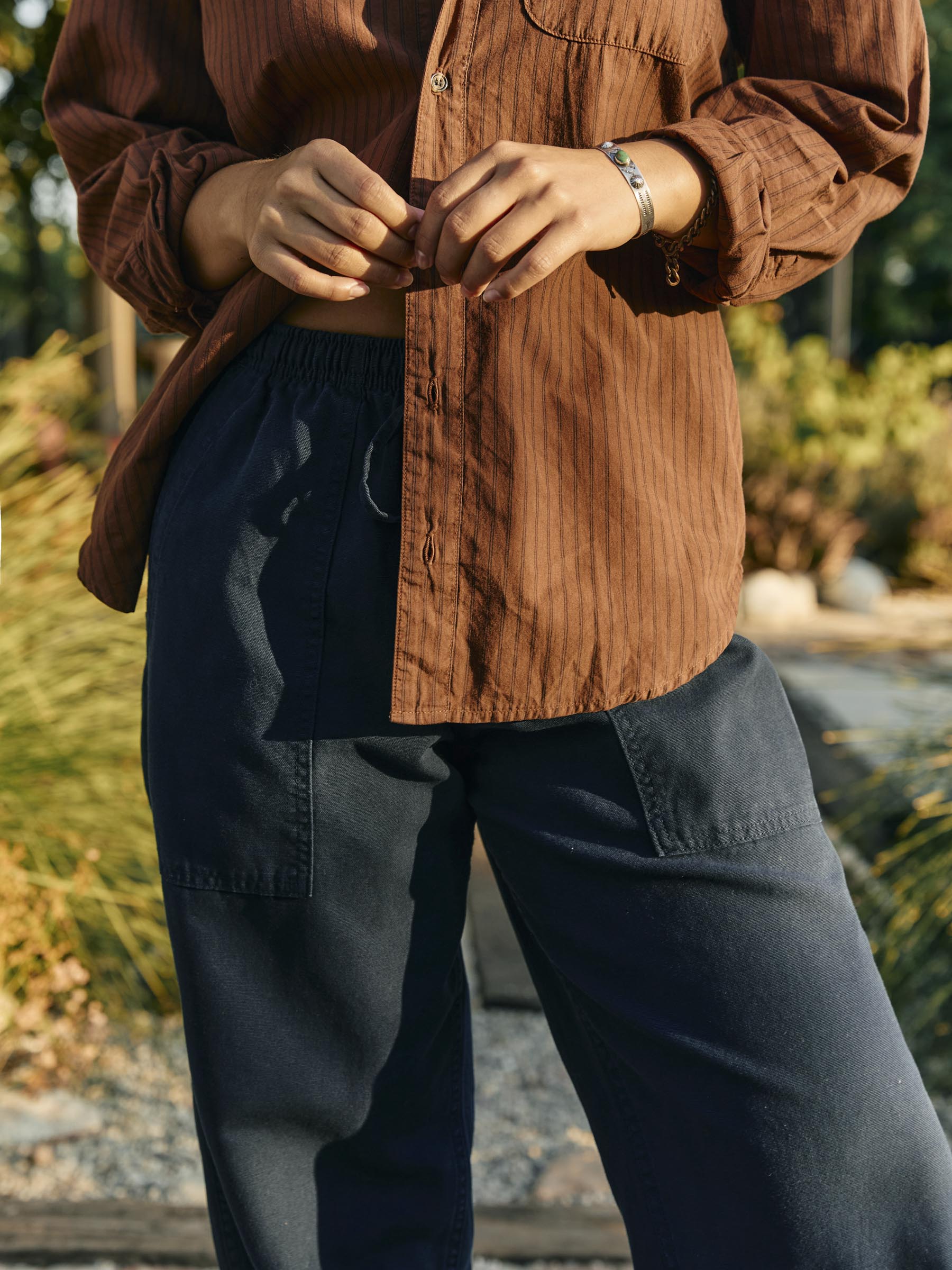 ventura chore pant in navy - Image 3