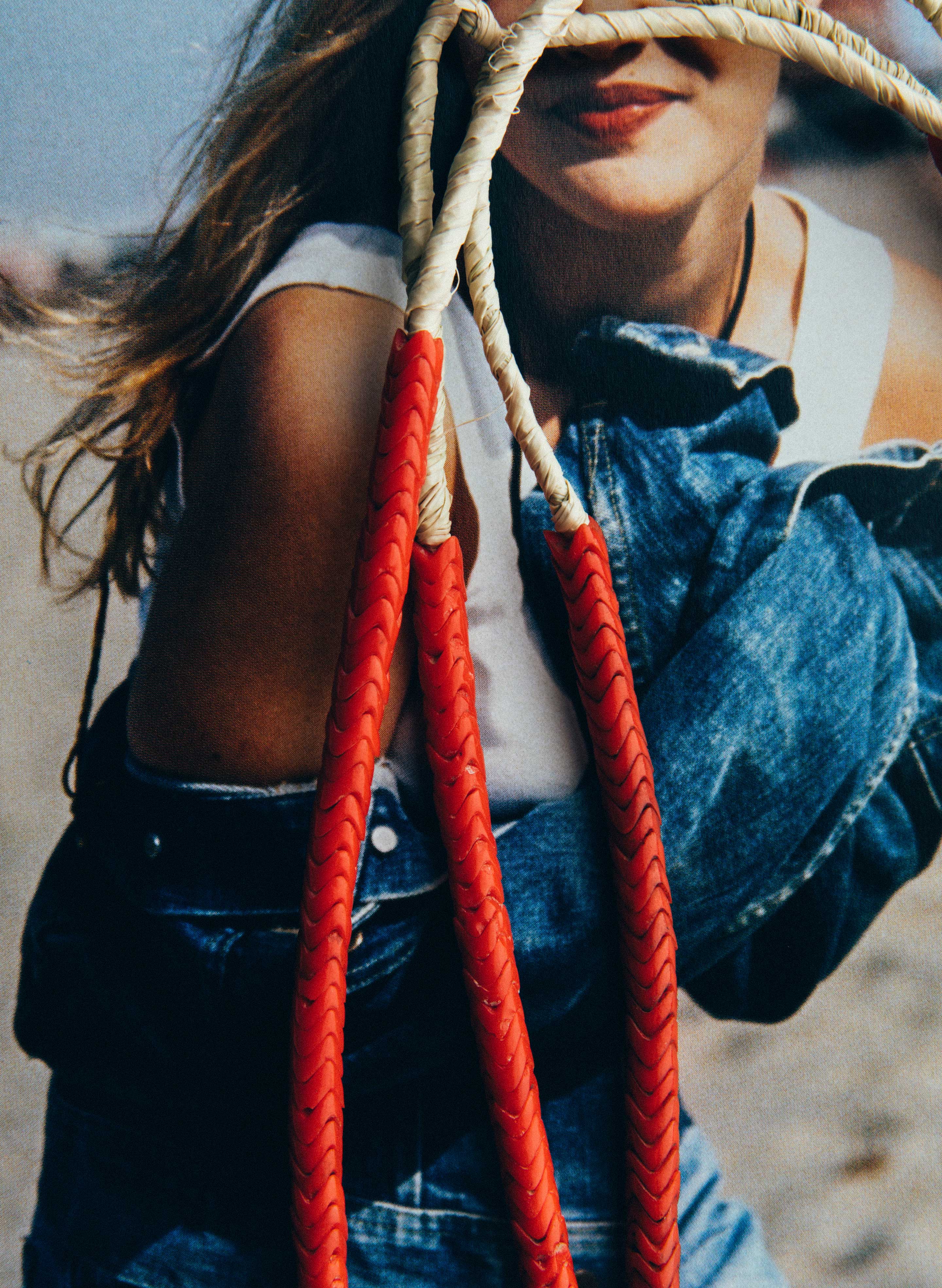 vintage african snake bead necklace - Image 4