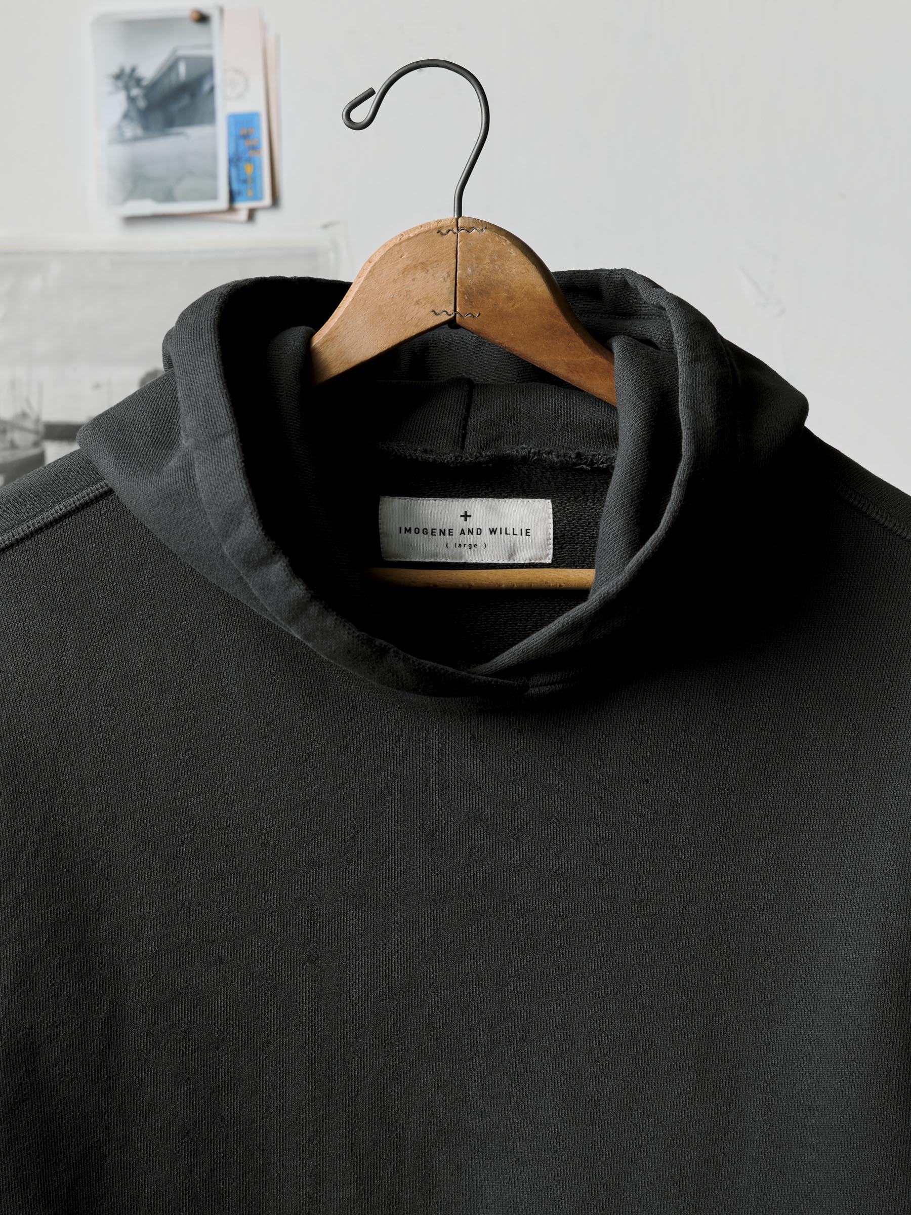 davenport hoodie in faded black - Image 2