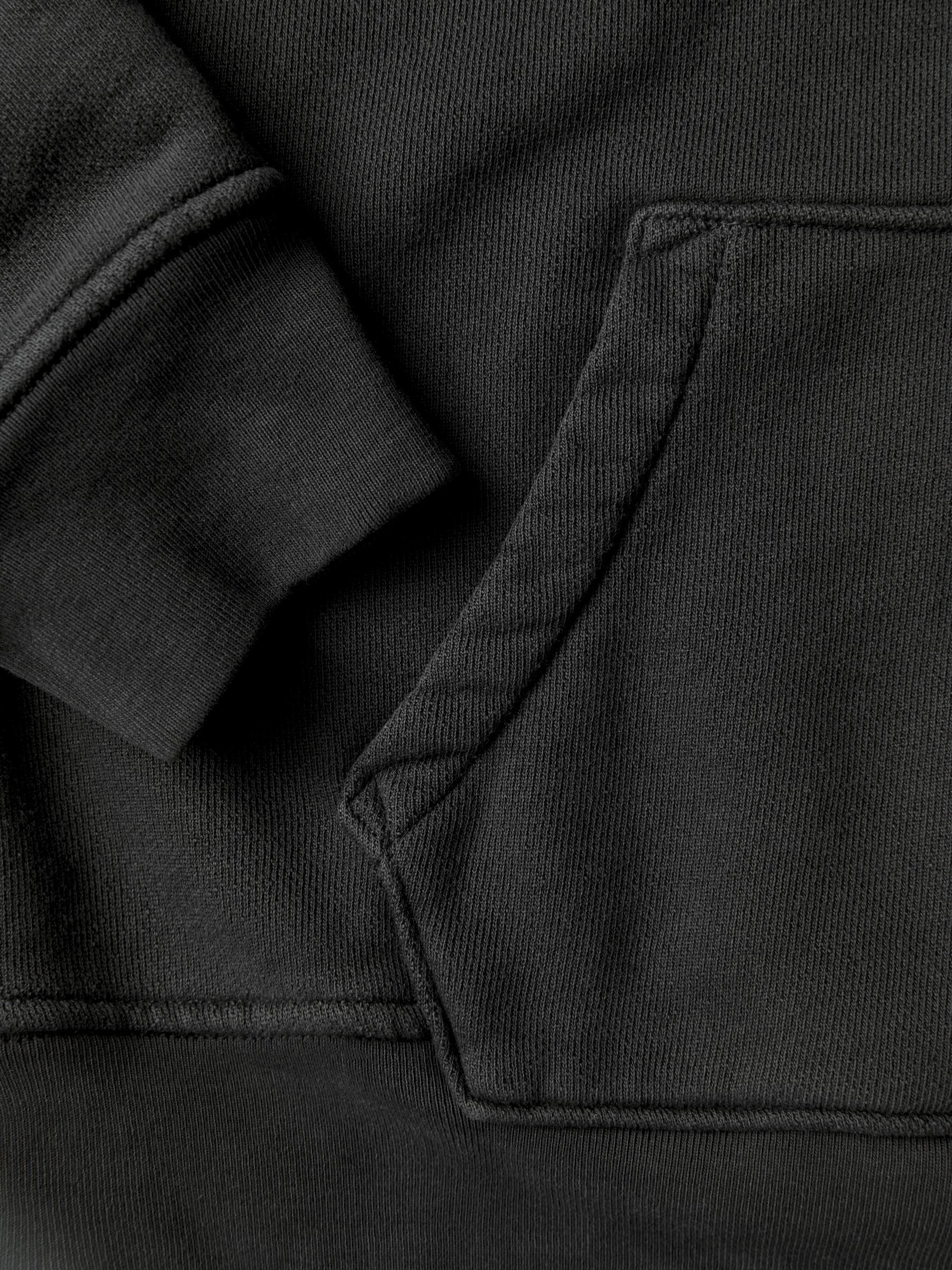davenport hoodie in faded black - Image 8