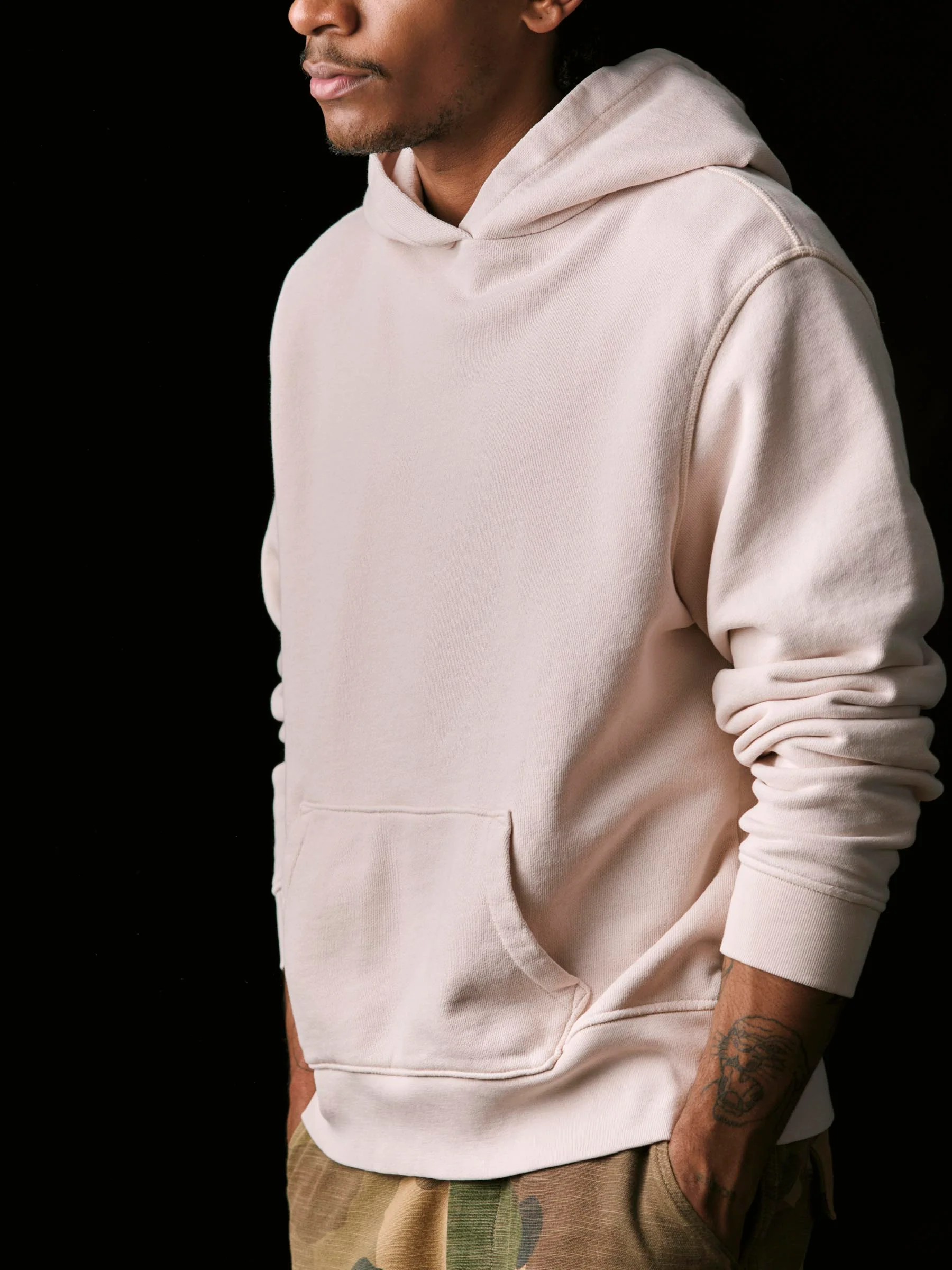 davenport hoodie in pink stone - Image 5