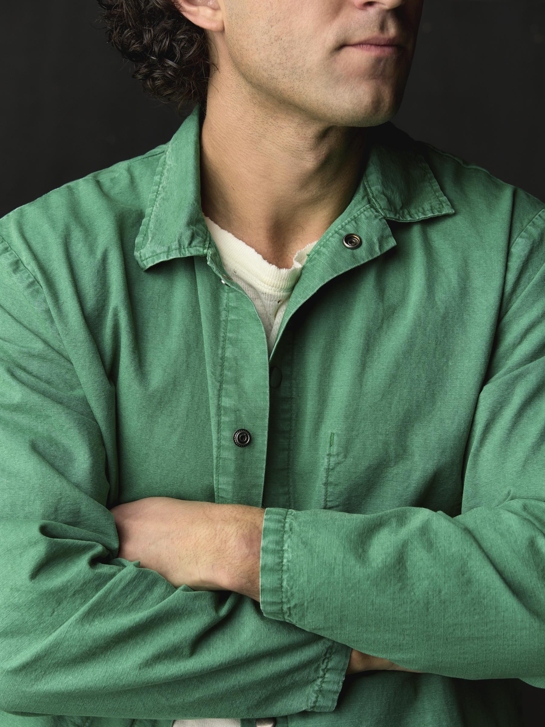 welder's jacket in seagreen ripstop - Image 3