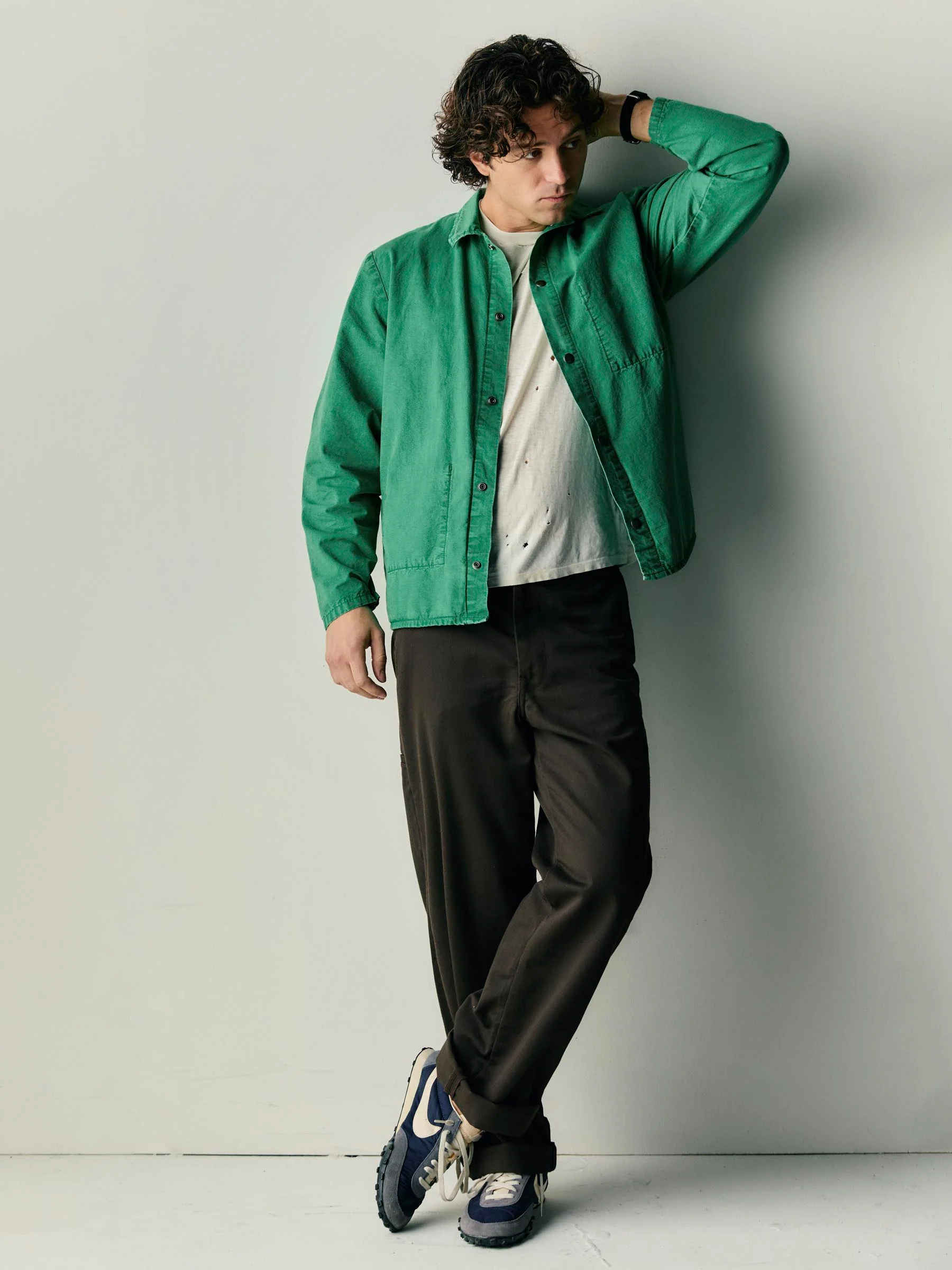 welder's jacket in seagreen ripstop - Image 5