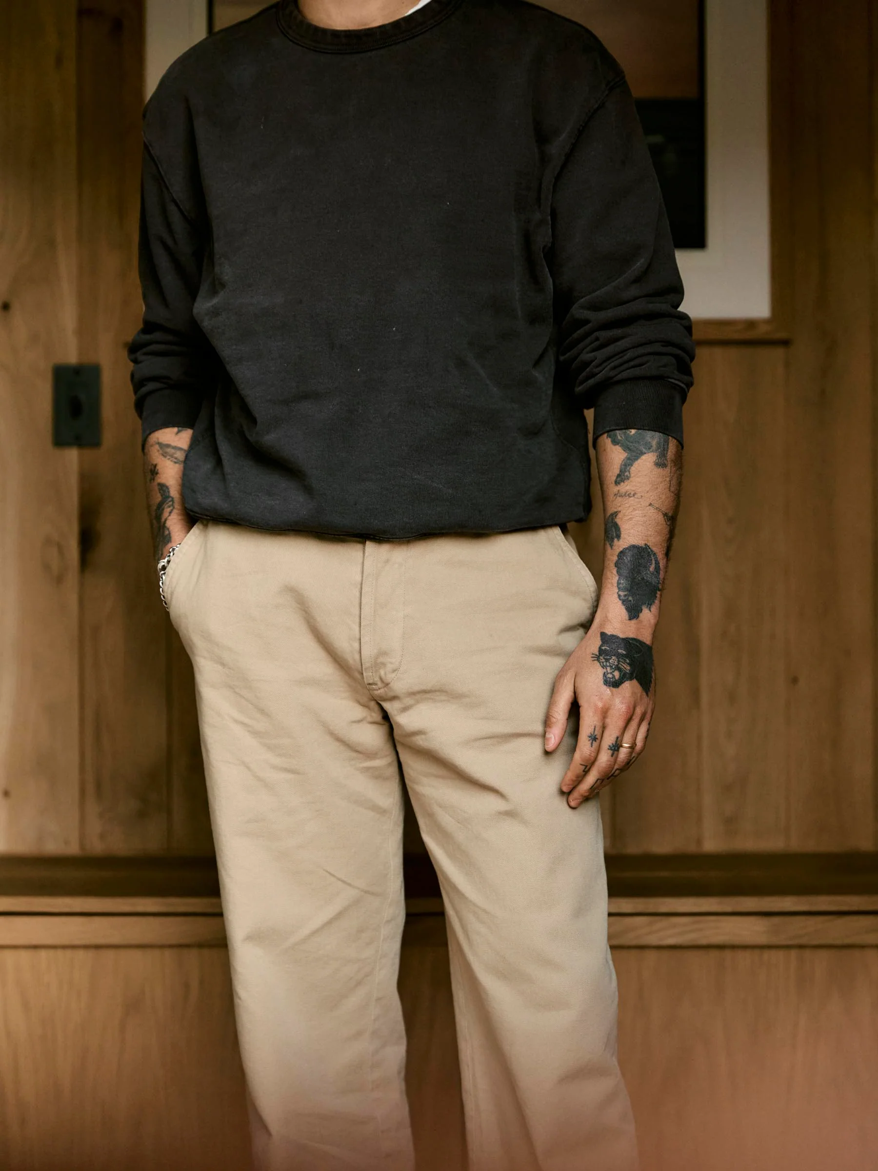 wilkison trouser in field tan - Image 5