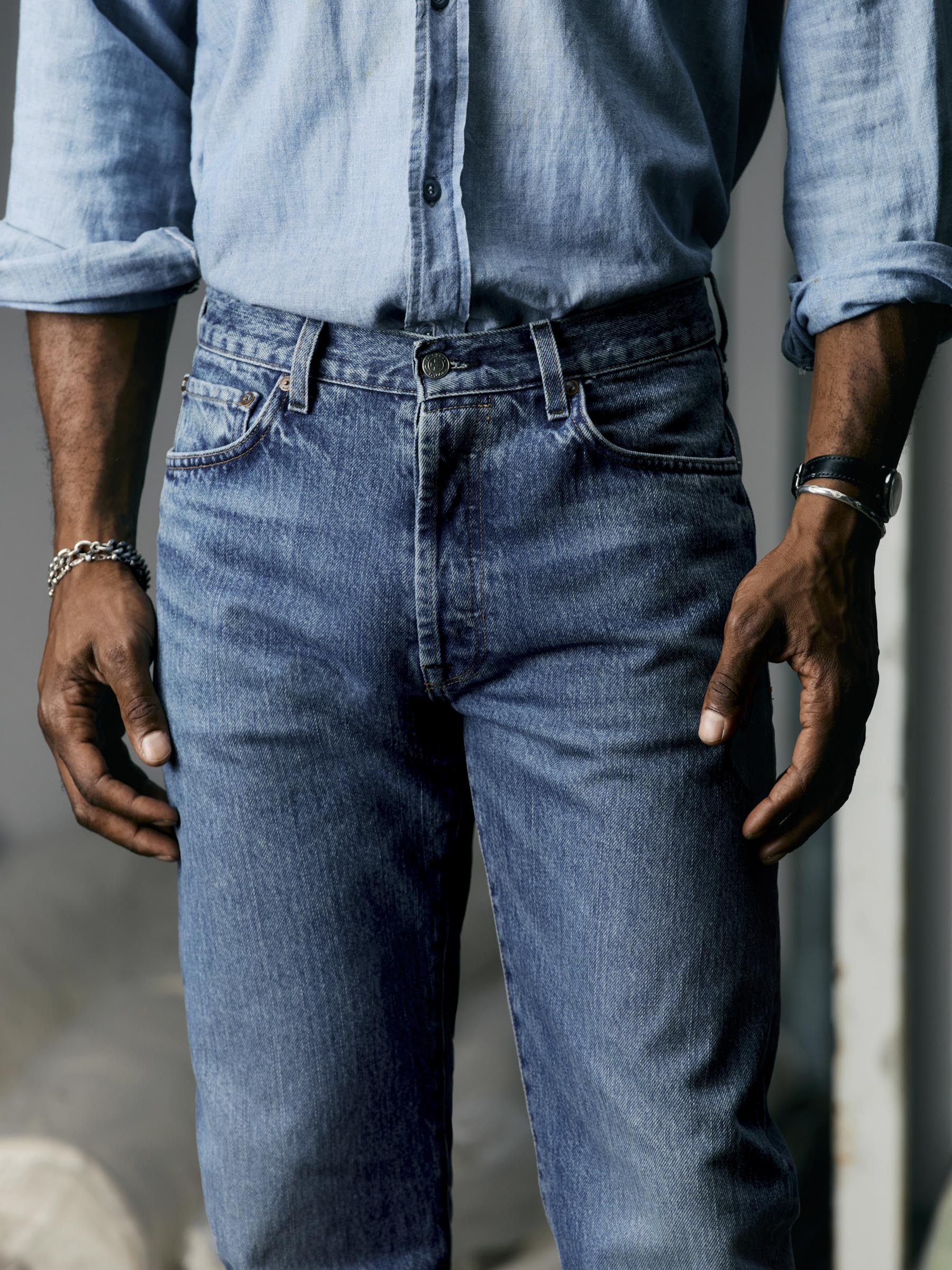 willie washed natural indigo - Image 3