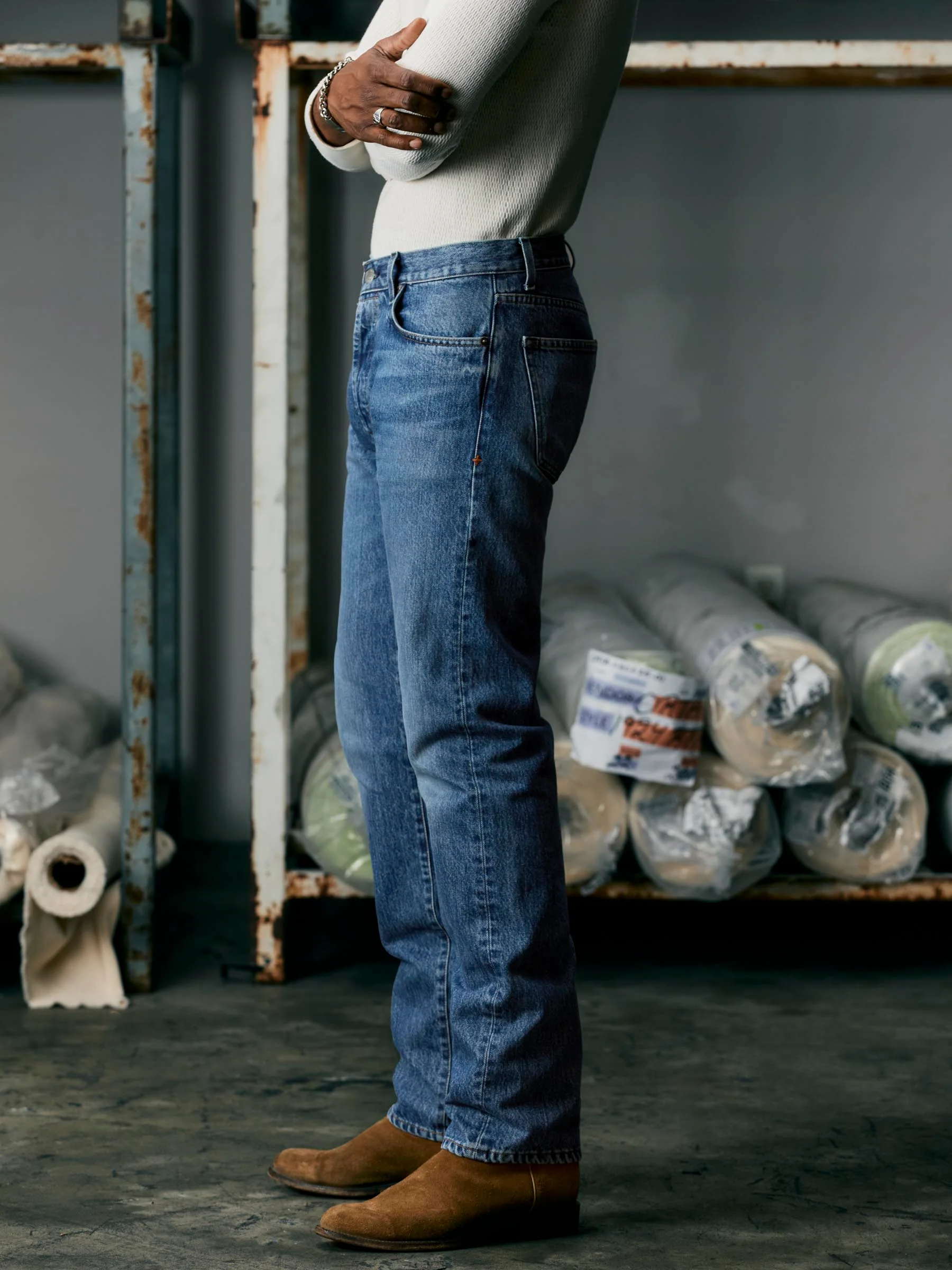 willie washed natural indigo - Image 4