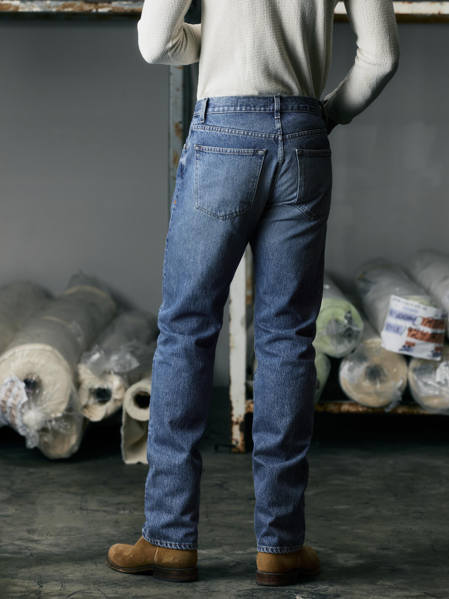 willie washed natural indigo - Image 5