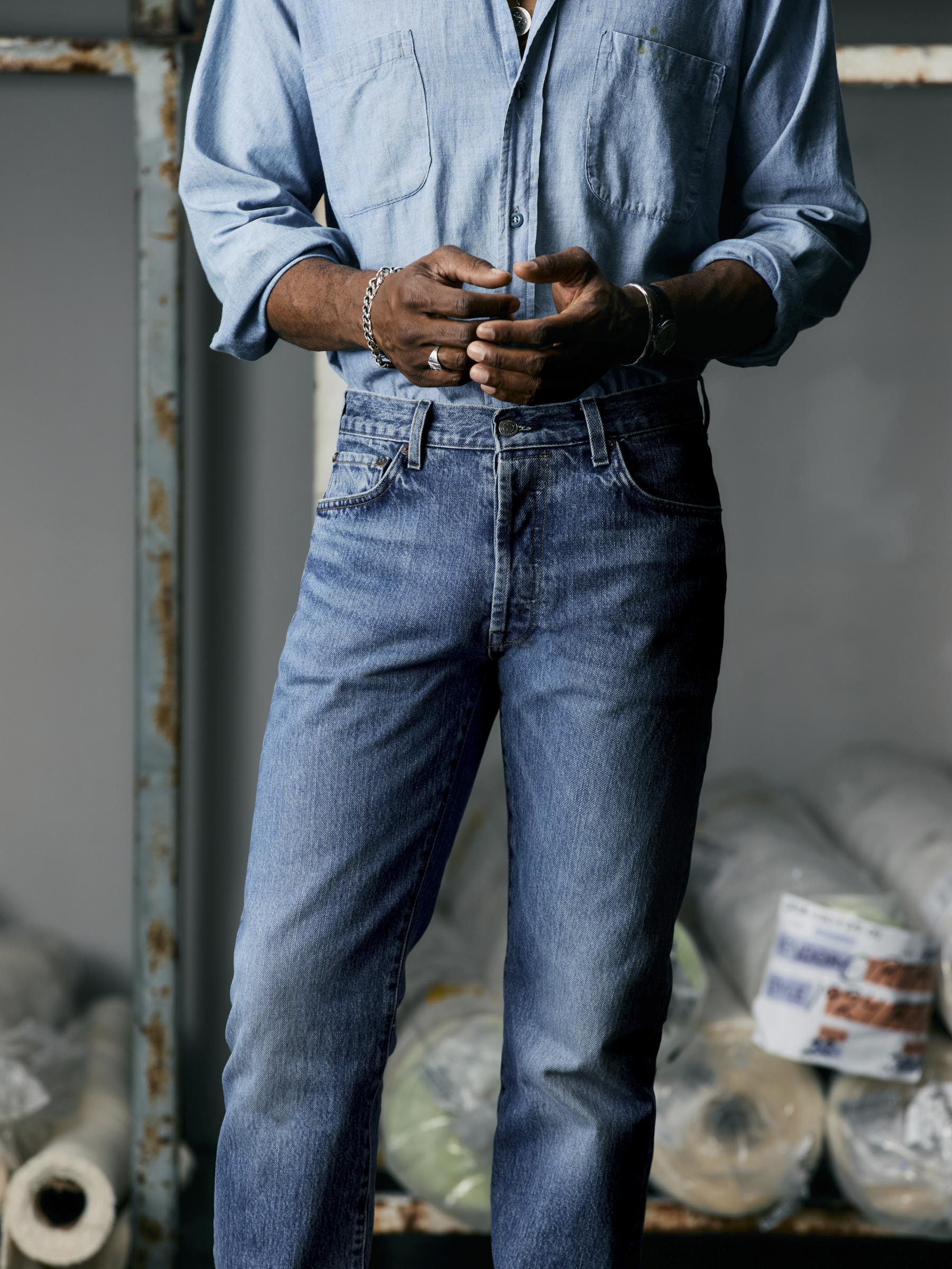 willie washed natural indigo - Image 7