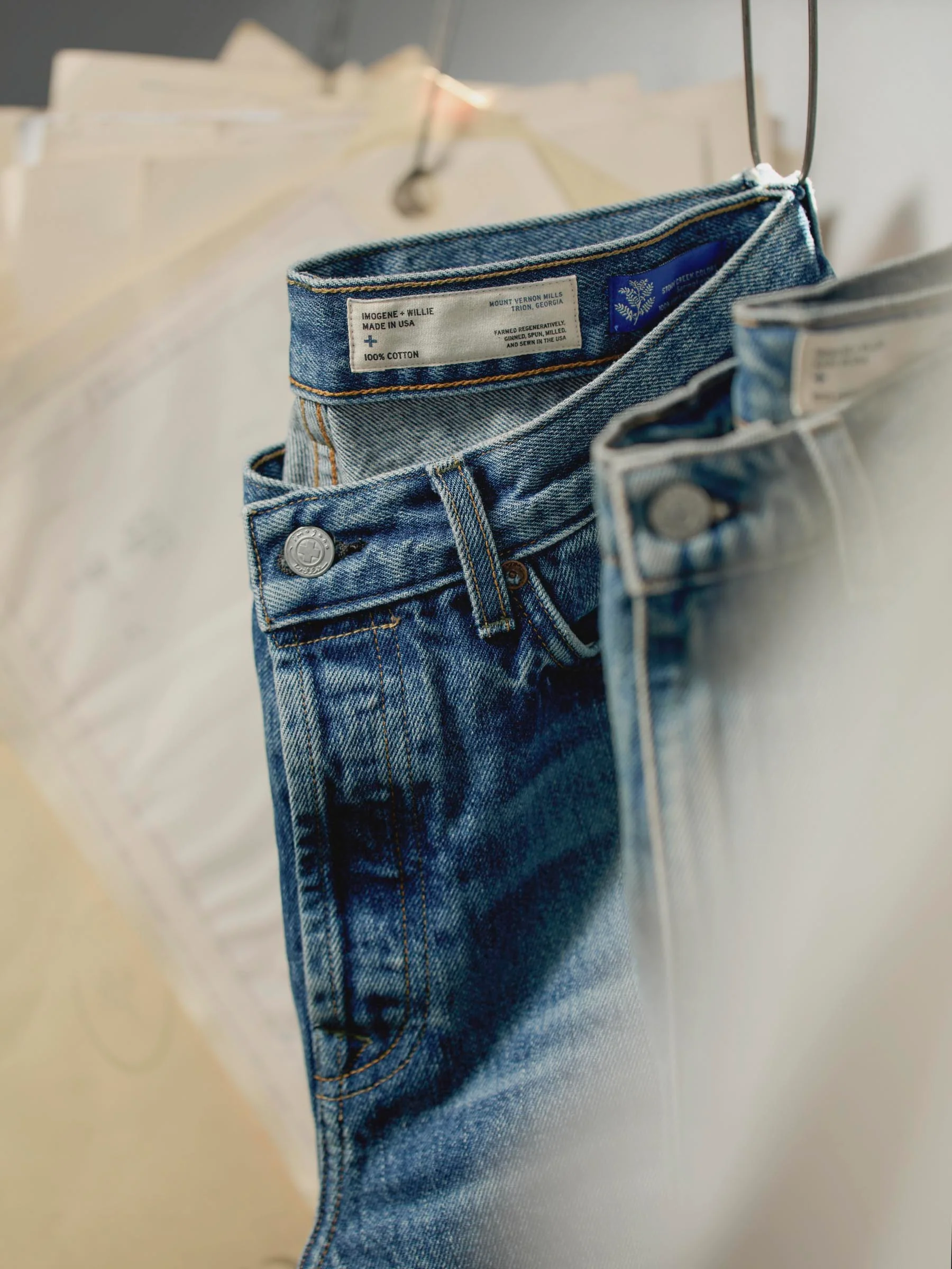 willie washed natural indigo - Image 8